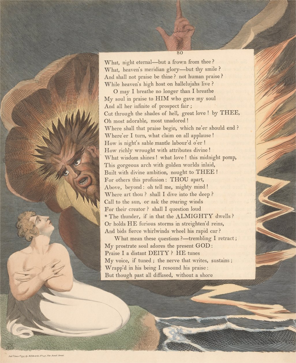 Youngs Night Tanker, Side 80, The Thunder If in That the Almighty Bor av William Blake