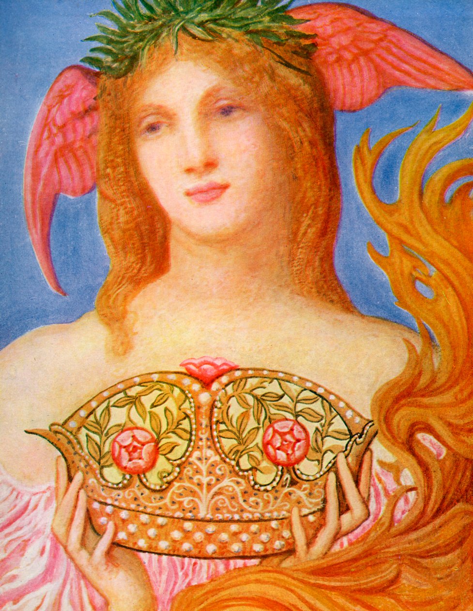 The Crown of Peace av William Blake Richmond av William Blake Richmond