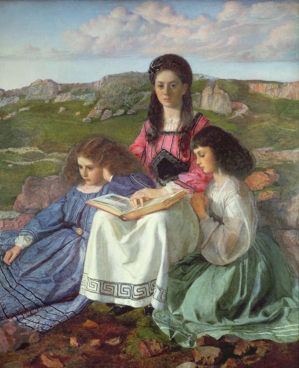 De tre søstrene til Dean Liddell av William Blake Richmond