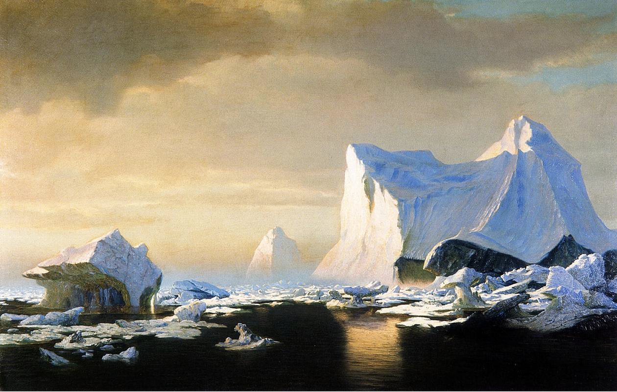 Isfjell, 1882 av William Bradford