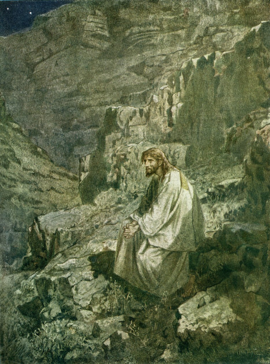Jesu fristelse - Bibelen av William Brassey Hole