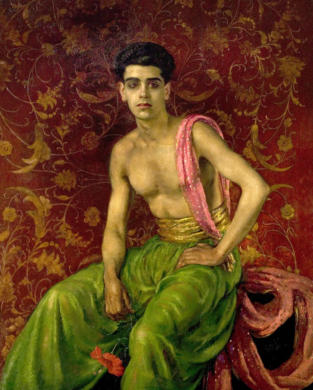 Hibiskusblomst, ca. 1922 av William Bruce Ellis Ranken