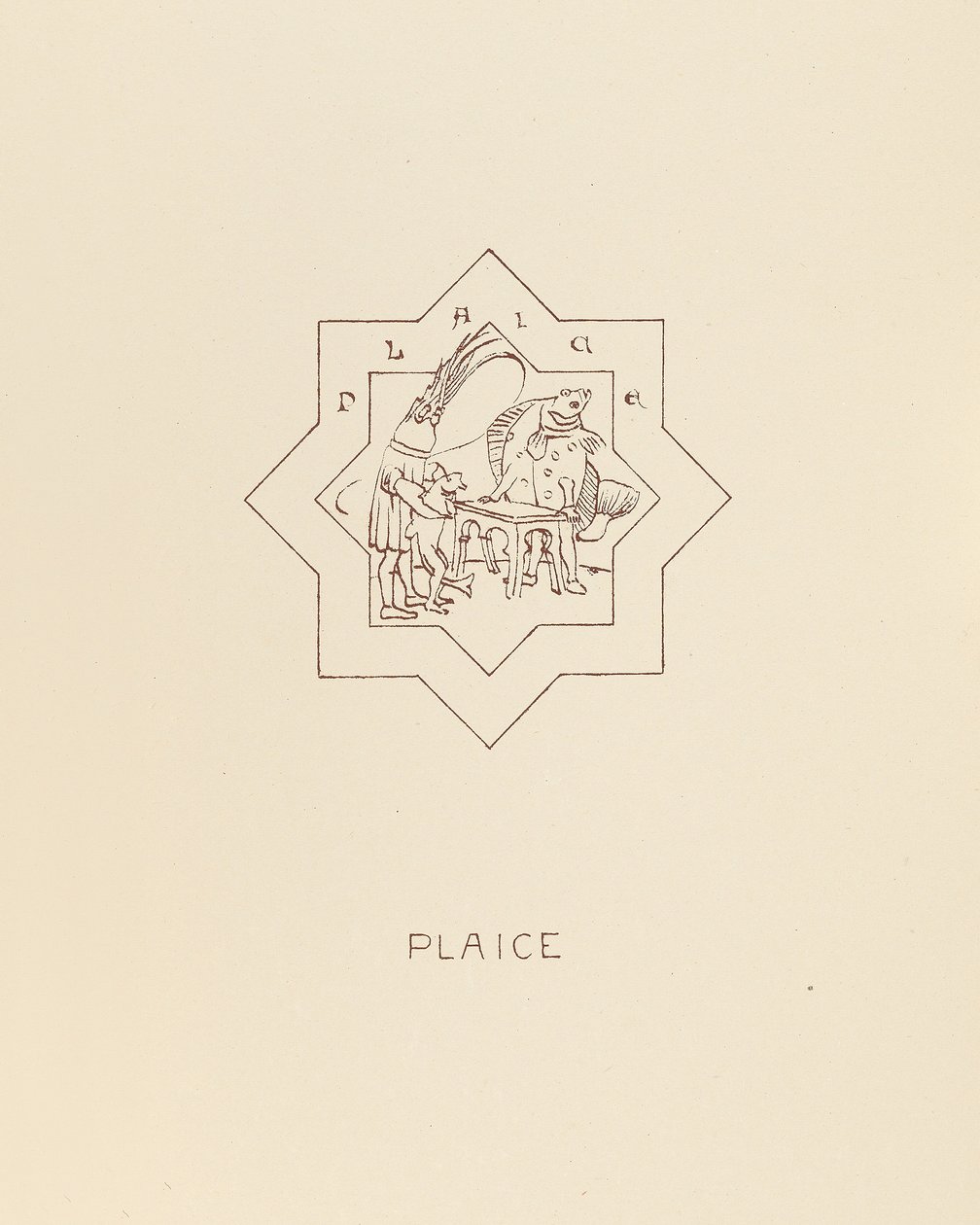 Rødspette, 1878 av William Burges