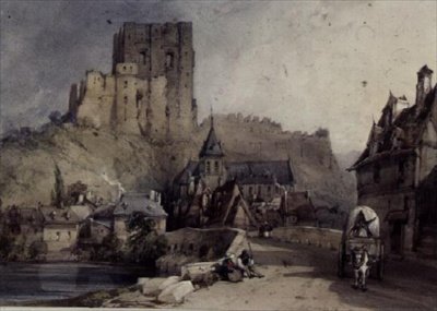 Mont Richard på Cher (Loire-et-Cher) av William Callow