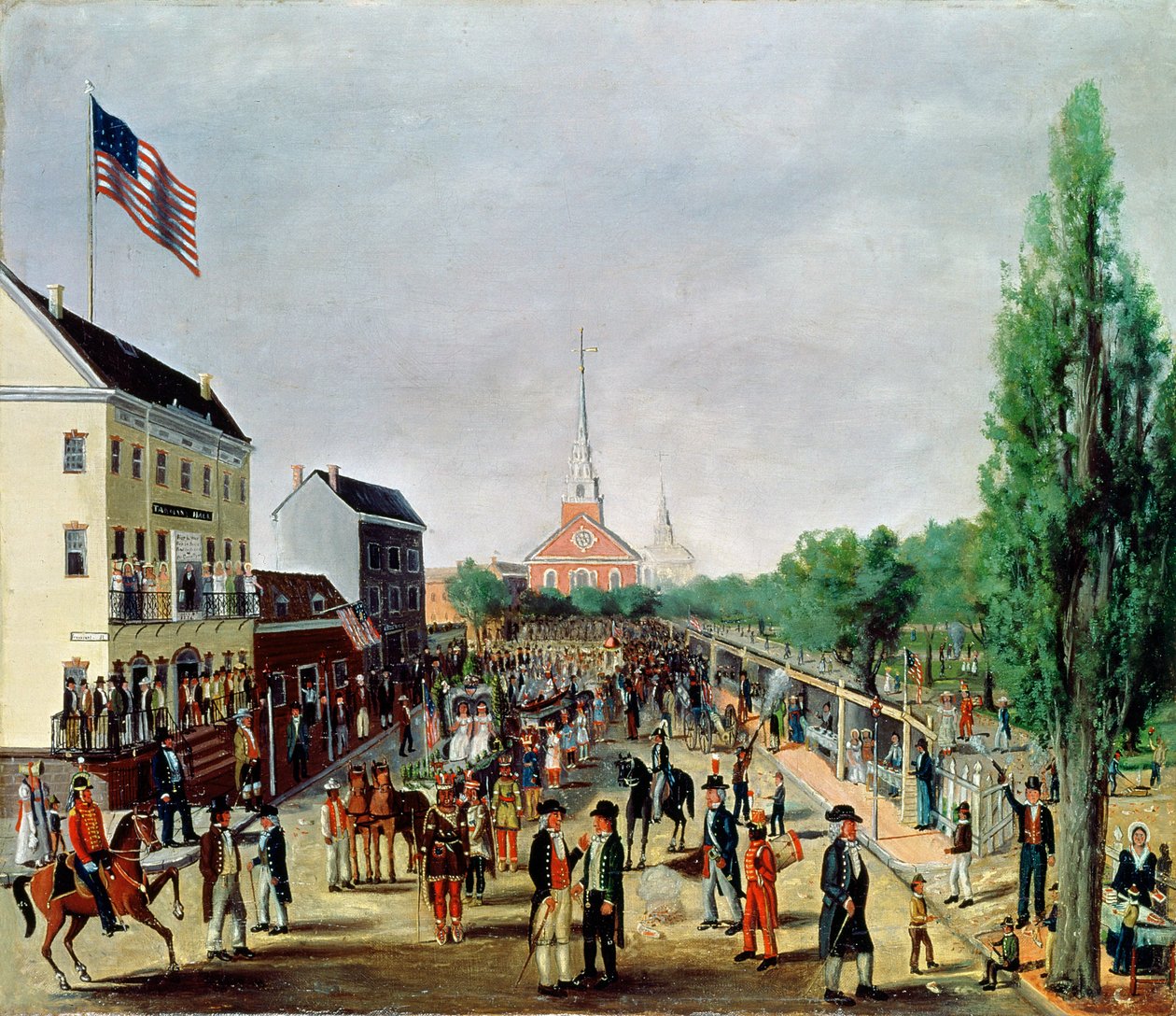 Tammany Society feirer den 4. juli 1812, 1869 av William Chappel