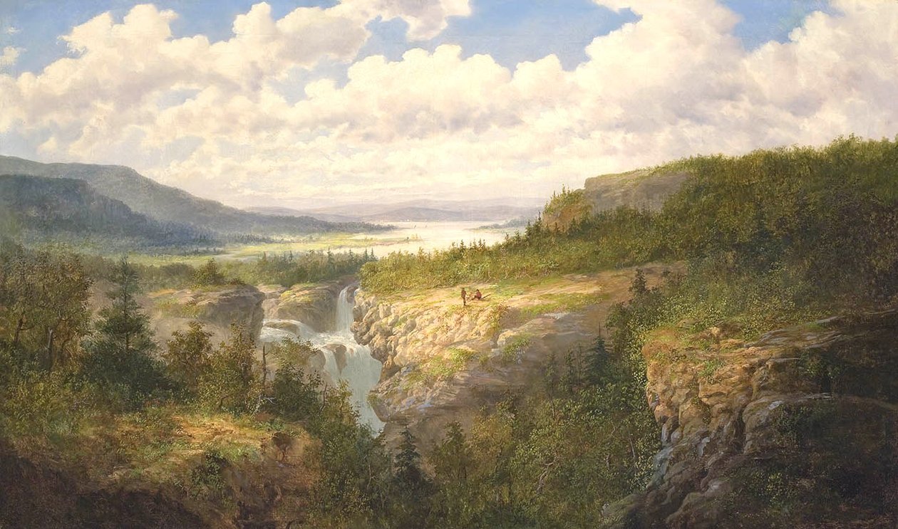 Falls of Tamahaka, Cherokee County, North Carolina av William Charles Anthony Frerichs