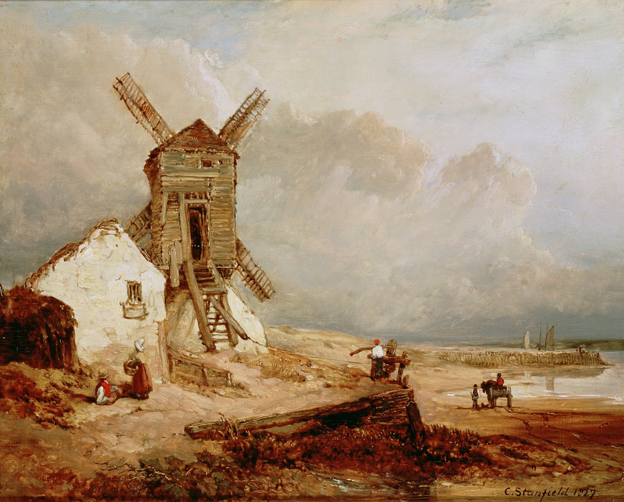Vindmøllen, 19 av Clarkson Frederick Stanfield