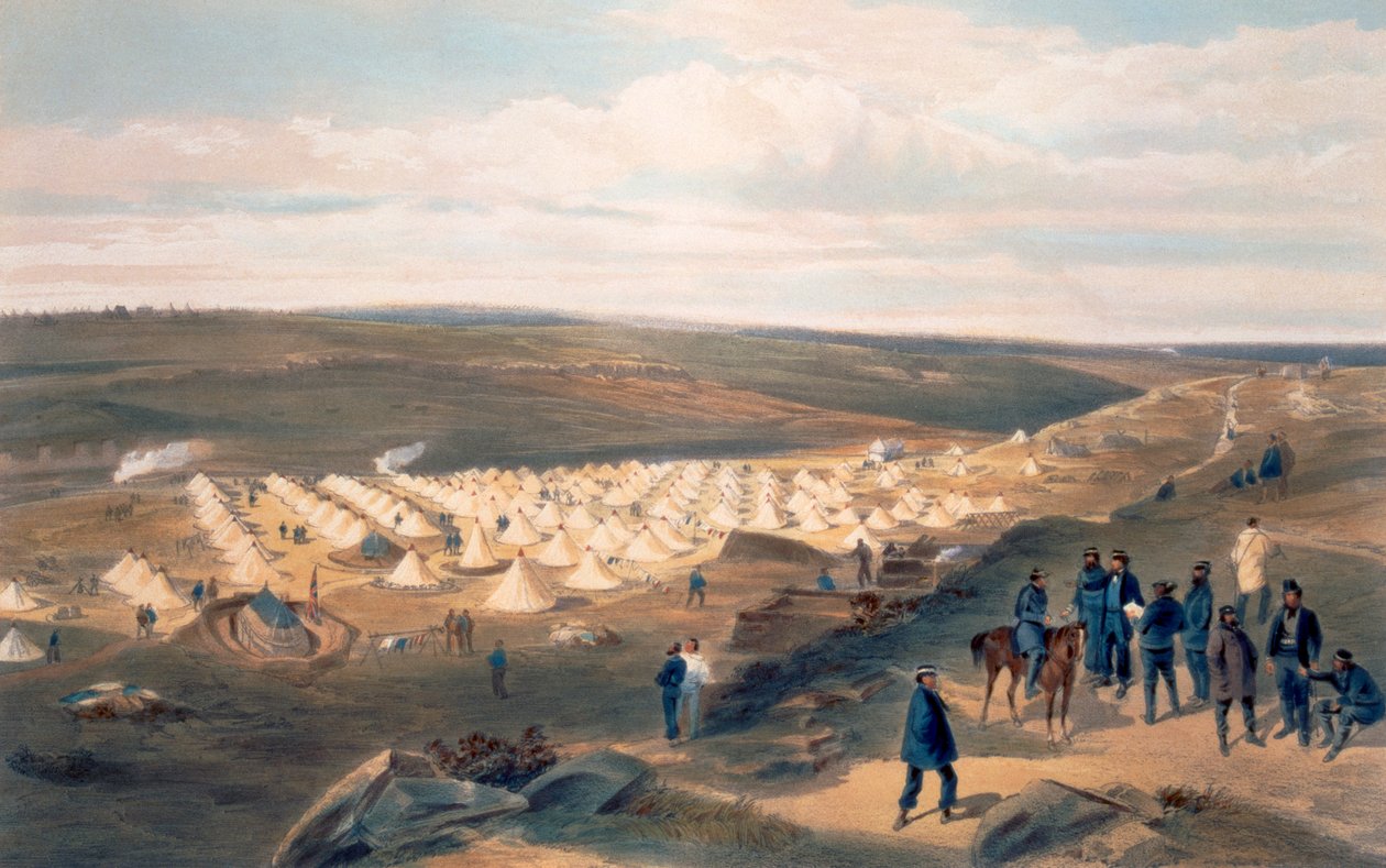Camp of the Naval Brigade, tallerken fra 