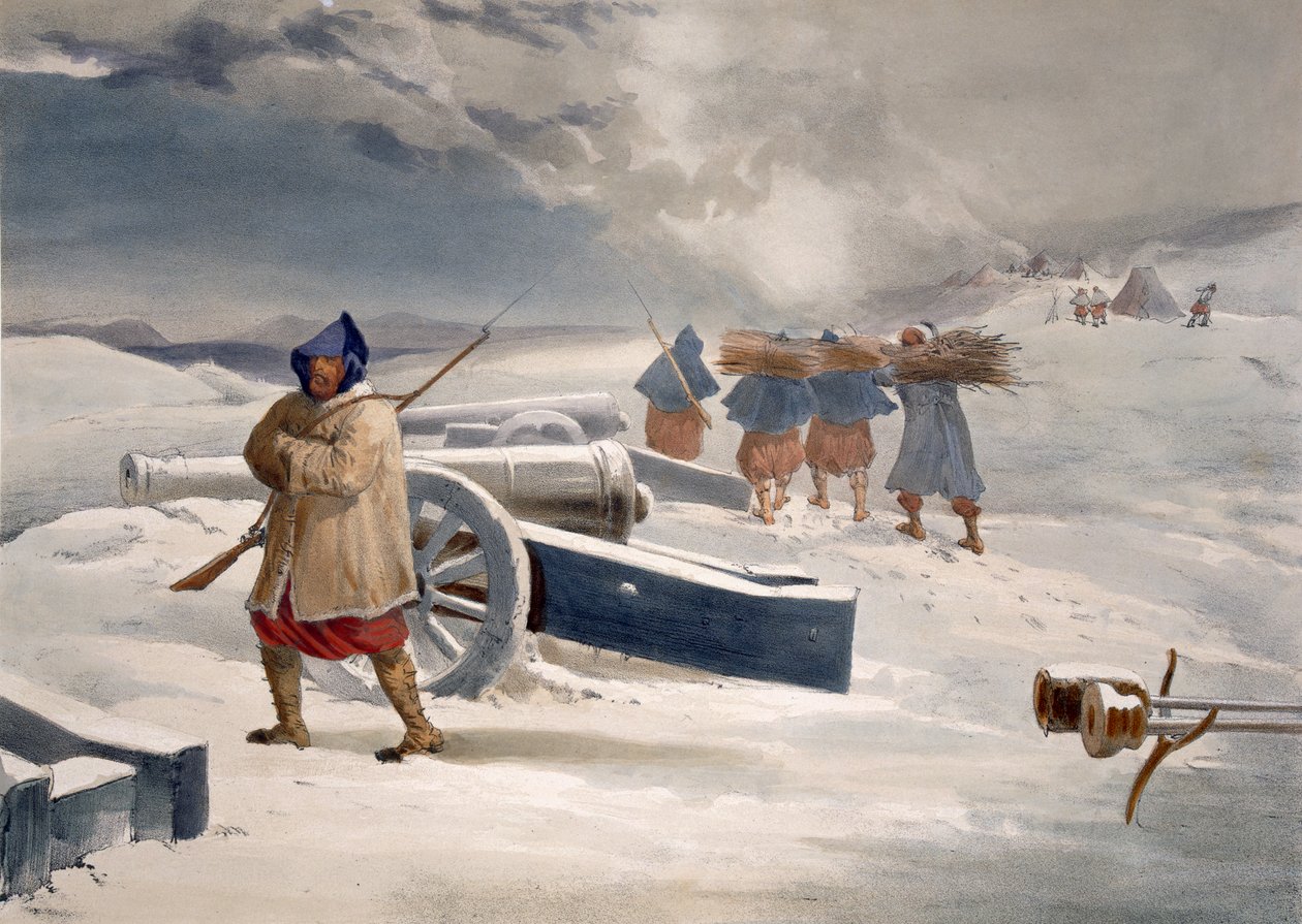 Sentinel of the Zouaves, plate fra 