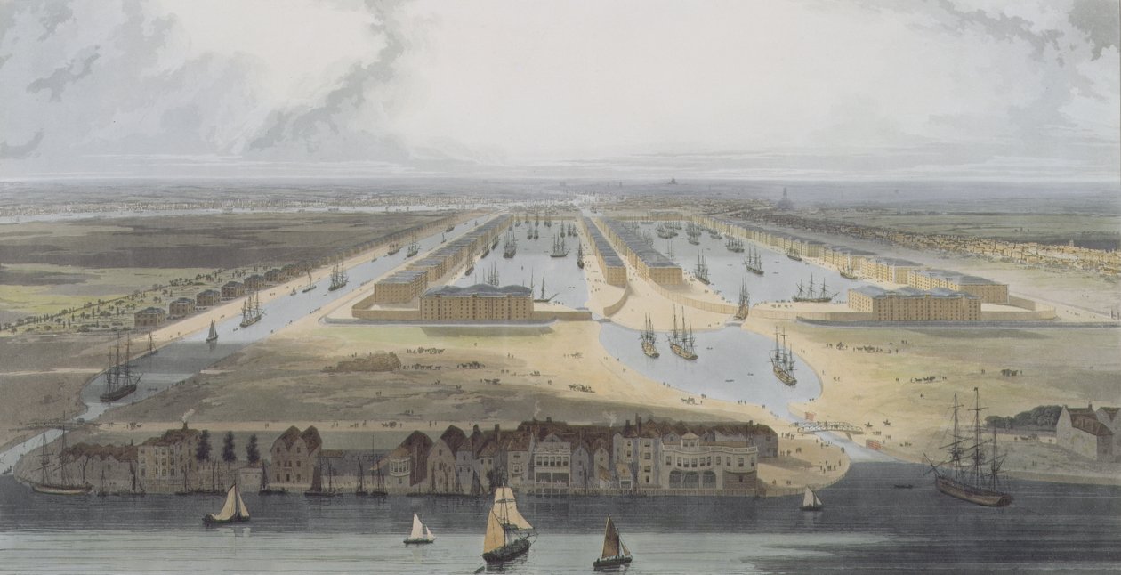 West India Trade Docks, fra 