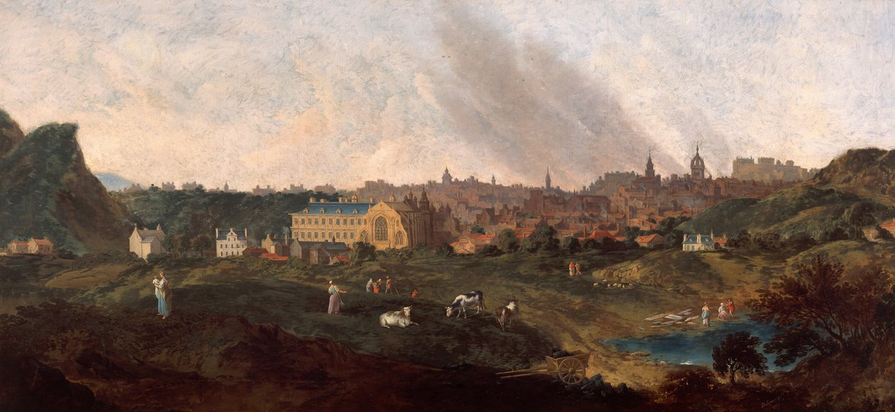 Utsikt over Edinburgh, 1759 av William Delacour