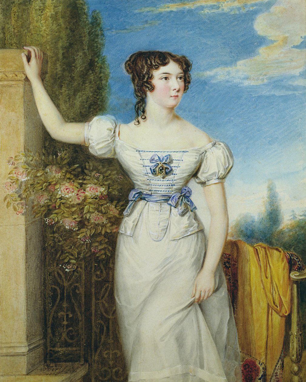 Portrett av en ung jente av William Derby