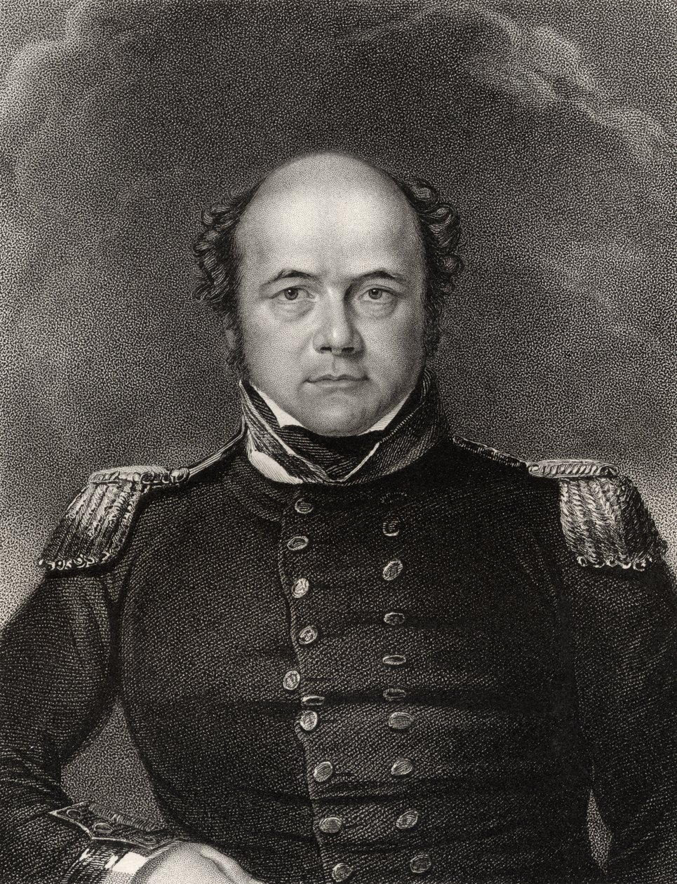 Sir John Franklin, gravert av James Thomson (1789-1850), fra 
