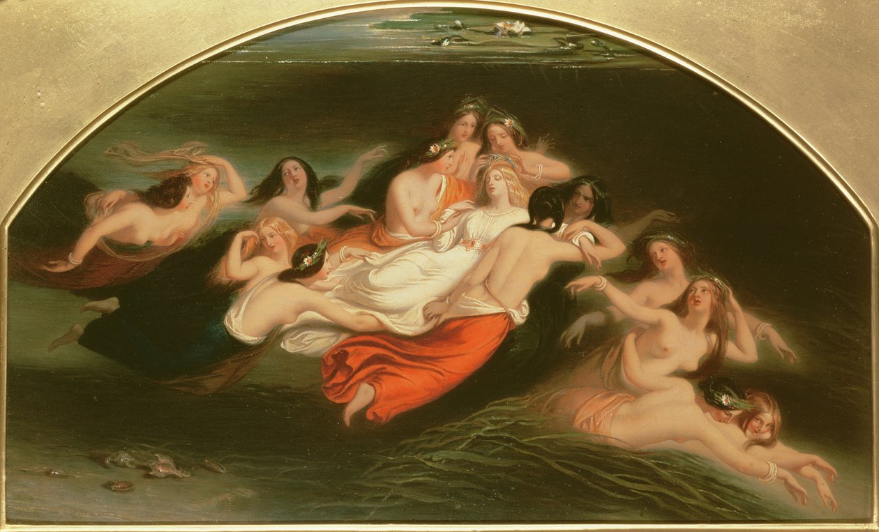Sabrina og nymfene, 1845 av William Edward Frost