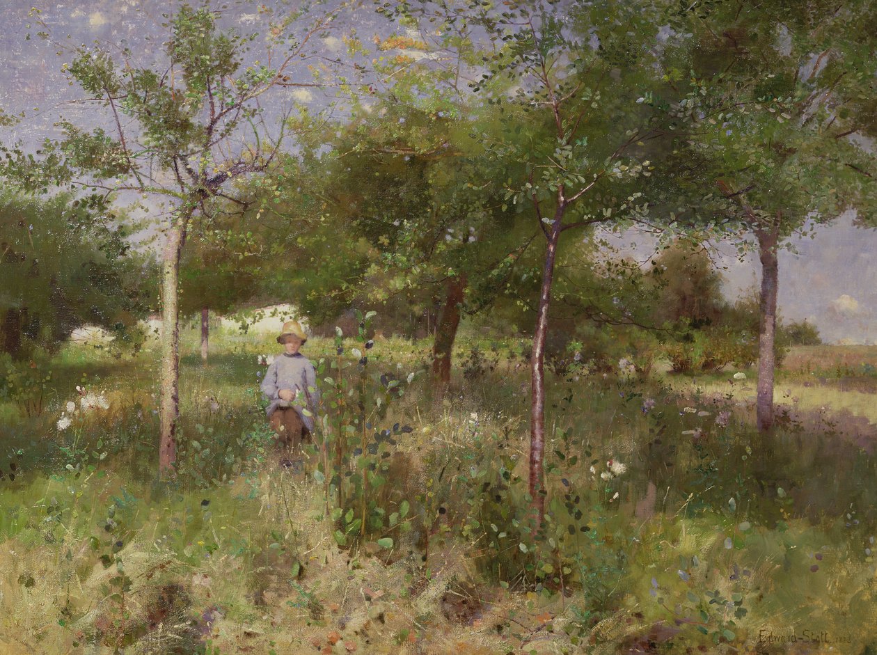 De høye gressene, 1883 av William Edward Stott