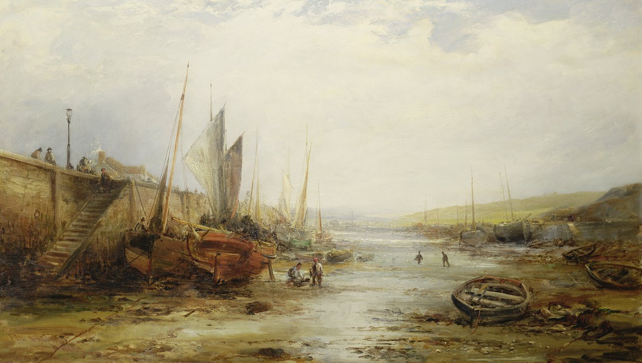Peel havn, ca. 1890 av William Edward Webb