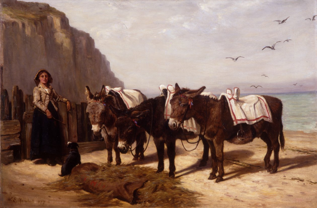 Venter på leie, 1877 av William Elsob Marshall