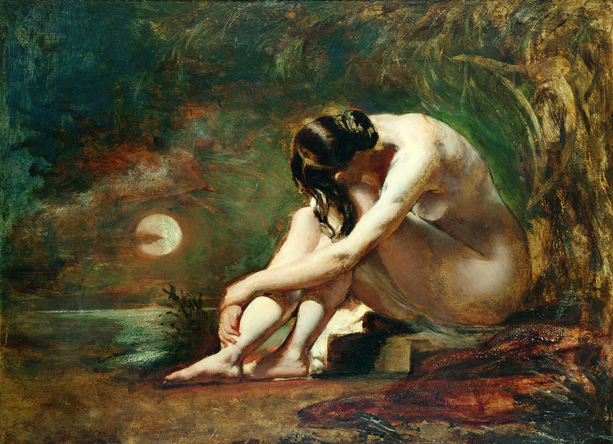 Moonlit Nude (olje) av William Etty