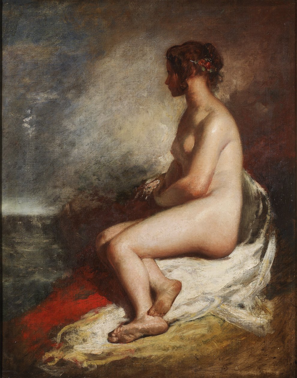Studie av en sittende naken av William Etty