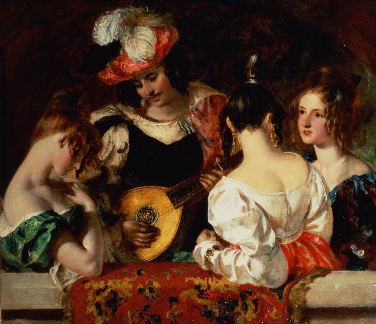 Lutespilleren (olje) av William Etty