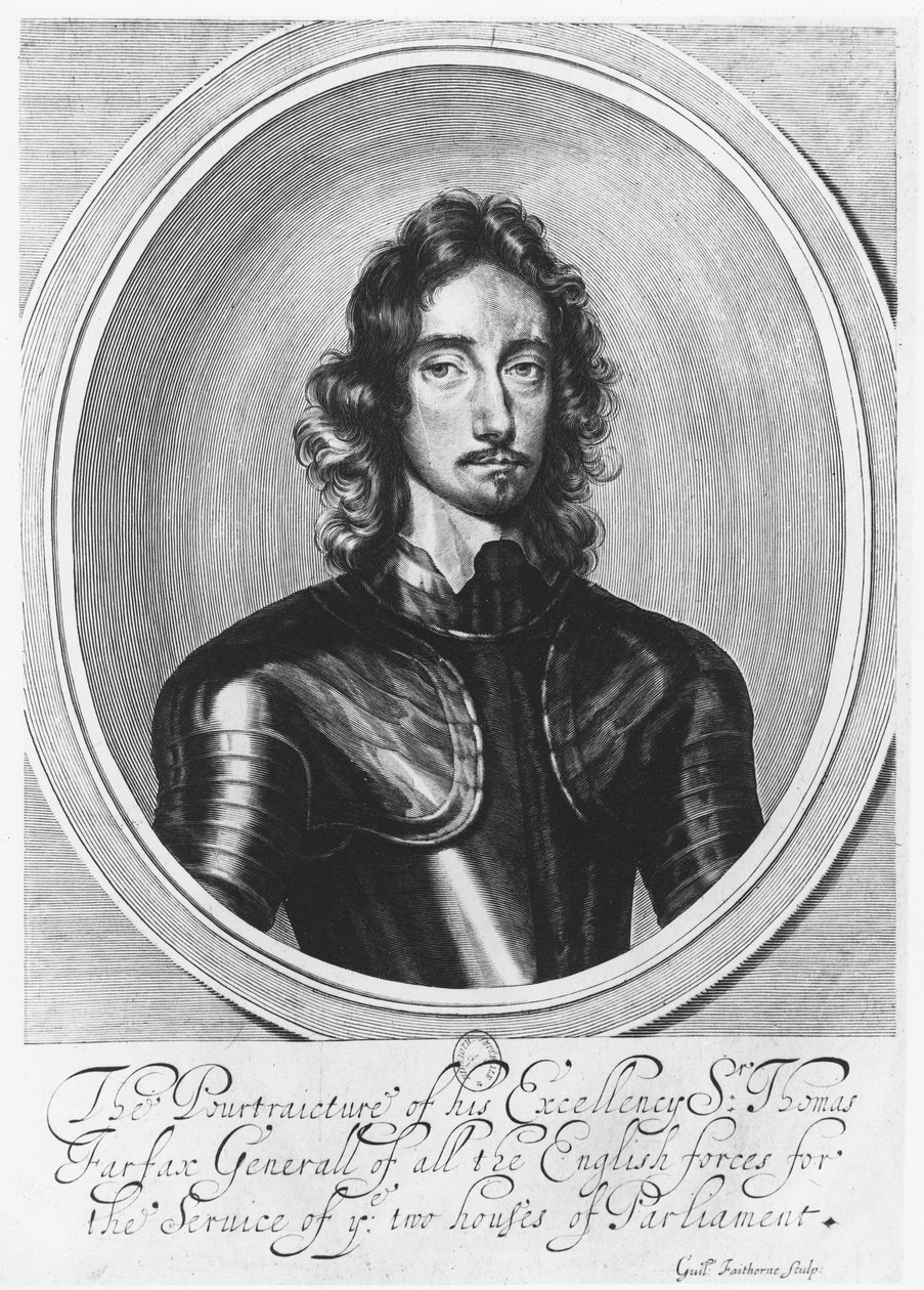 Lord Thomas Fairfax av William Faithorne