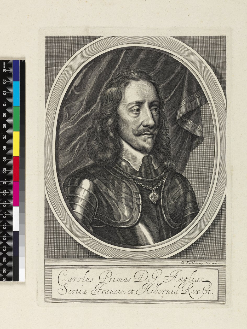 Portrett av Charles I, 1658 av William Faithorne