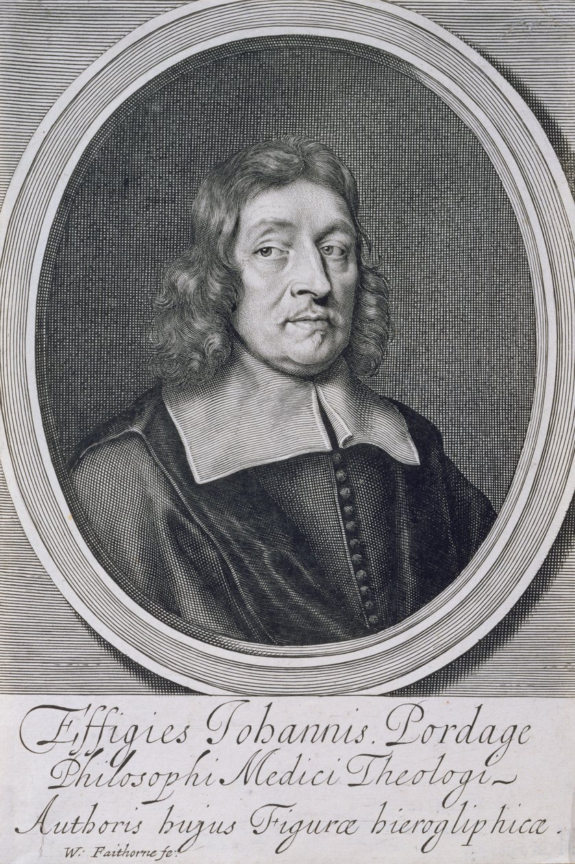 Portrett av John Pordage (1608-98) av William Faithorne