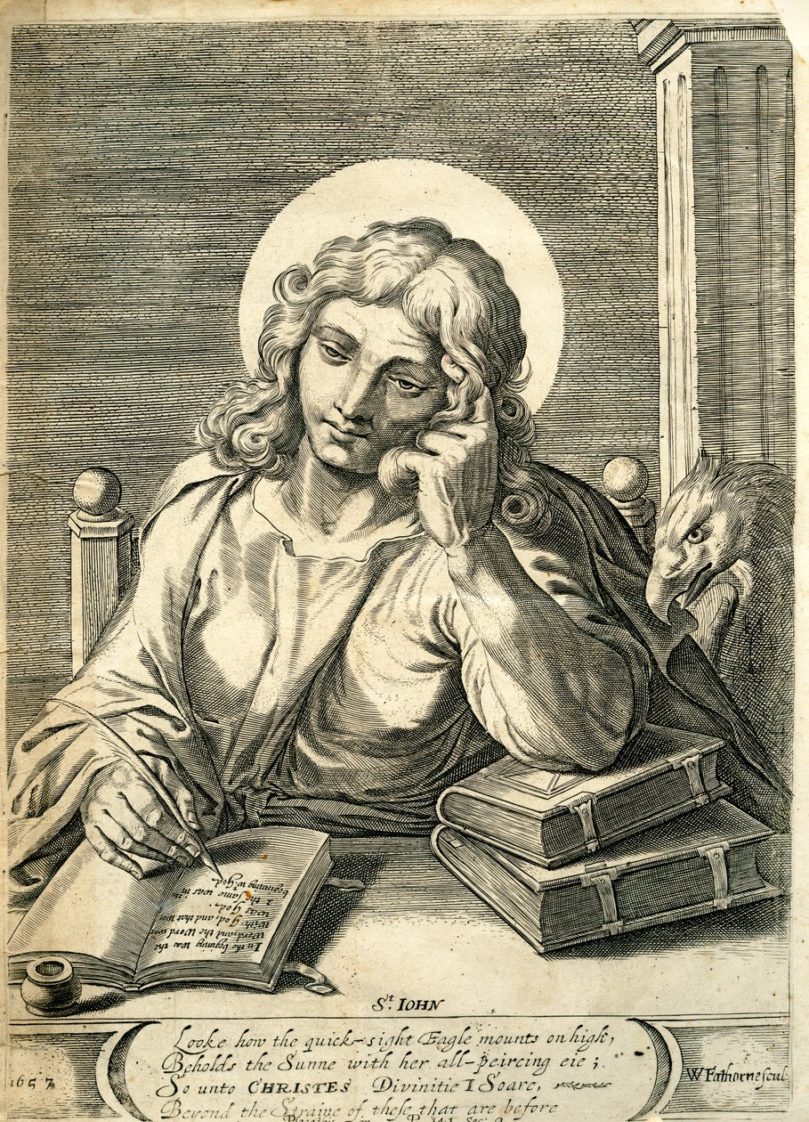 St. Johannes evangelisten, 1657 av William Faithorne