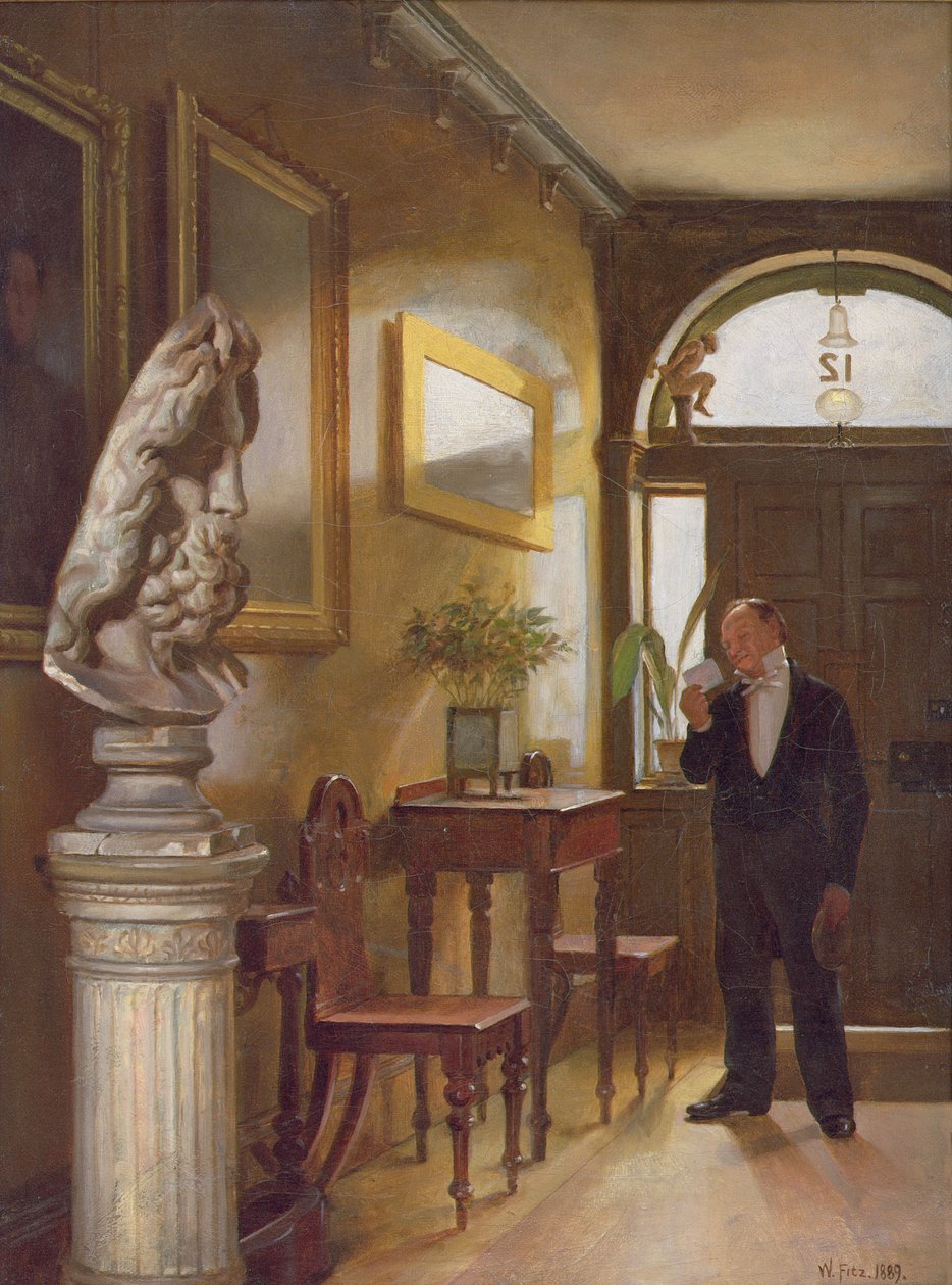 Telefonkortet, 1889 av William Fitz