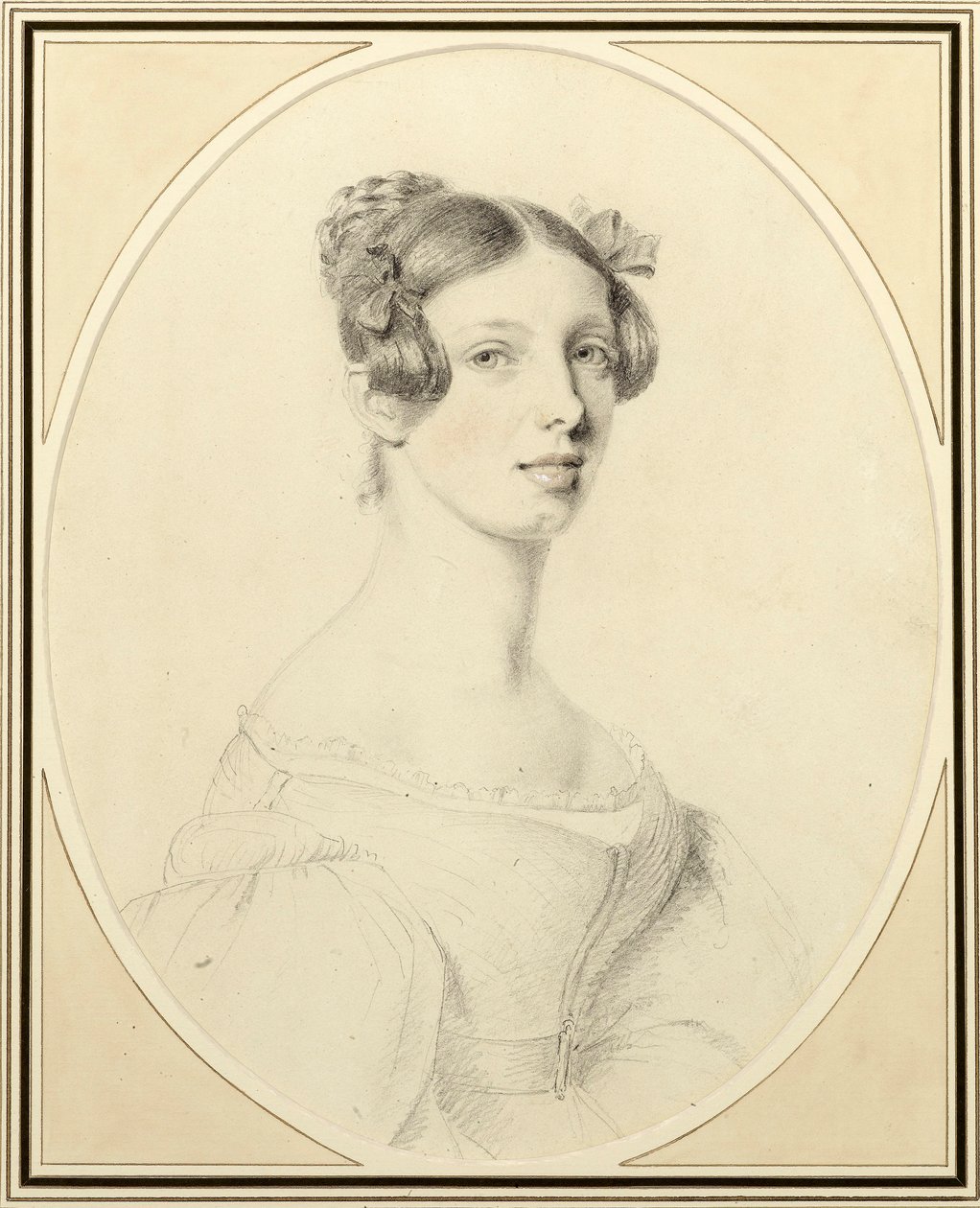 Portrait of a Lady, ca. 1830 (wc på papir) av William Foy