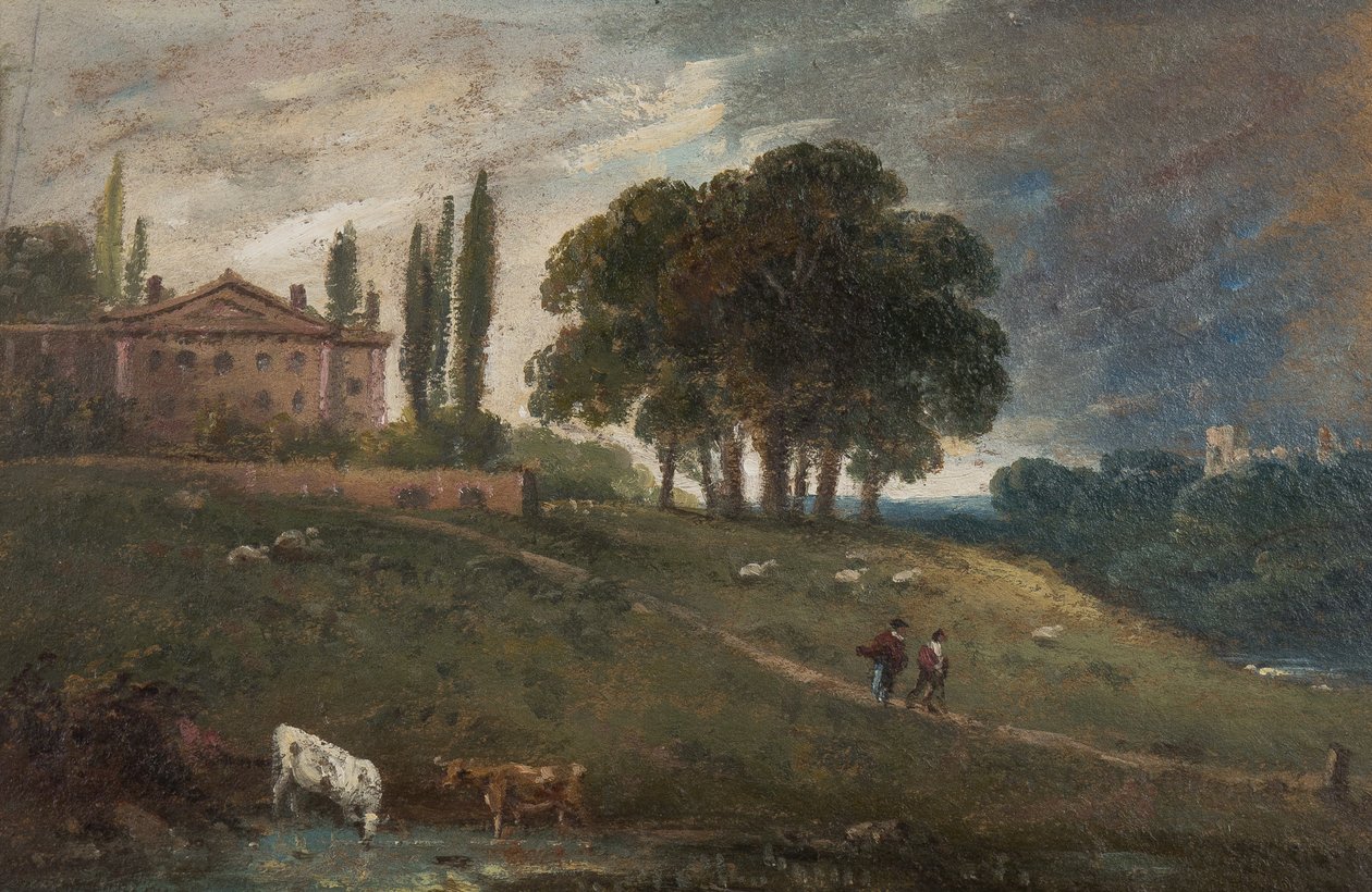Hampstead capriccio, 1828 av William George Jennings