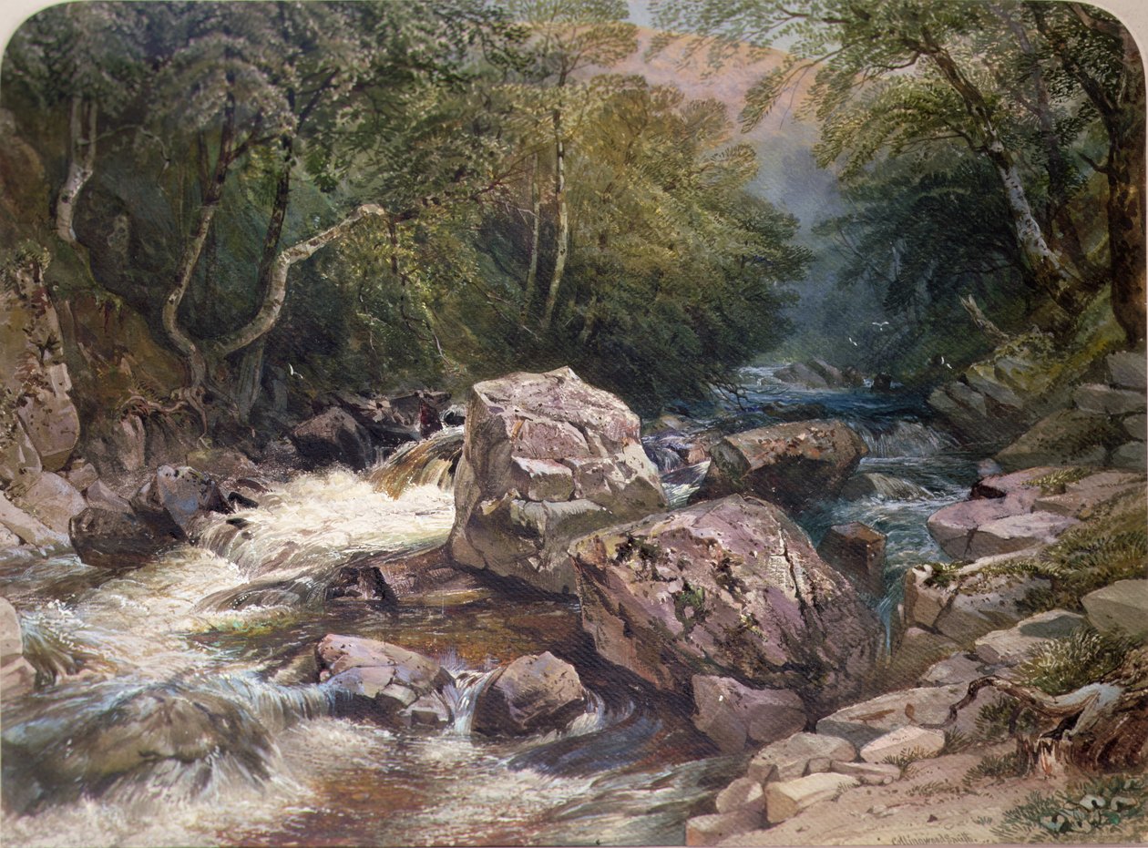 Fjellscene av William Gersham Collingwood