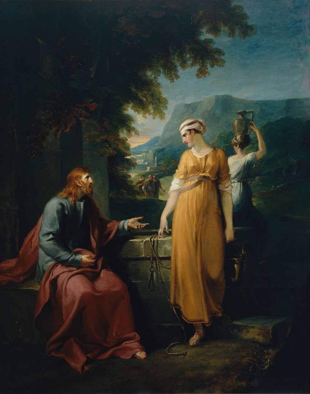 Kristus og kvinnen i Samaria av William Hamilton