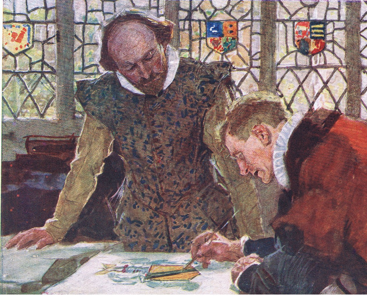 Shakespeare ringer inn en The Heralds Cottage på Paul