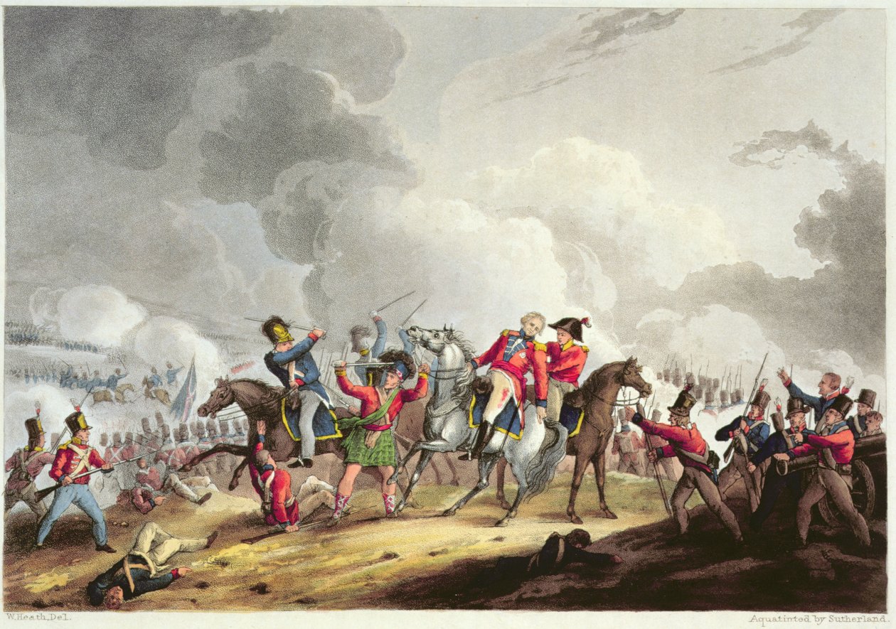 Sir Ralph Abercrombys død (1734-1801) 21. mars 1801, fra 