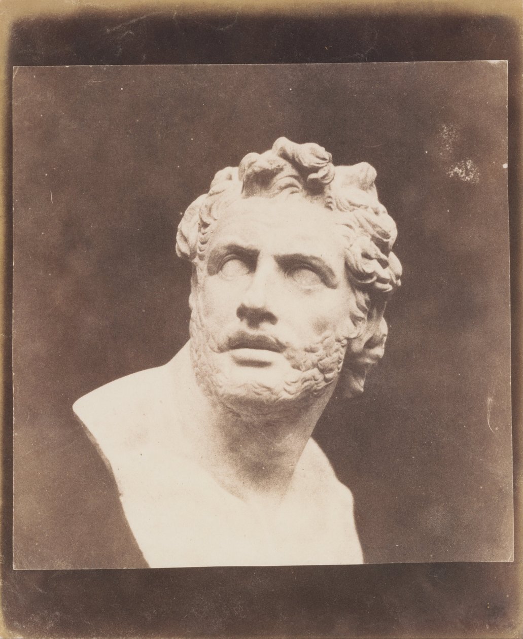 Byste av Patroclus. av William Henry Fox Talbot