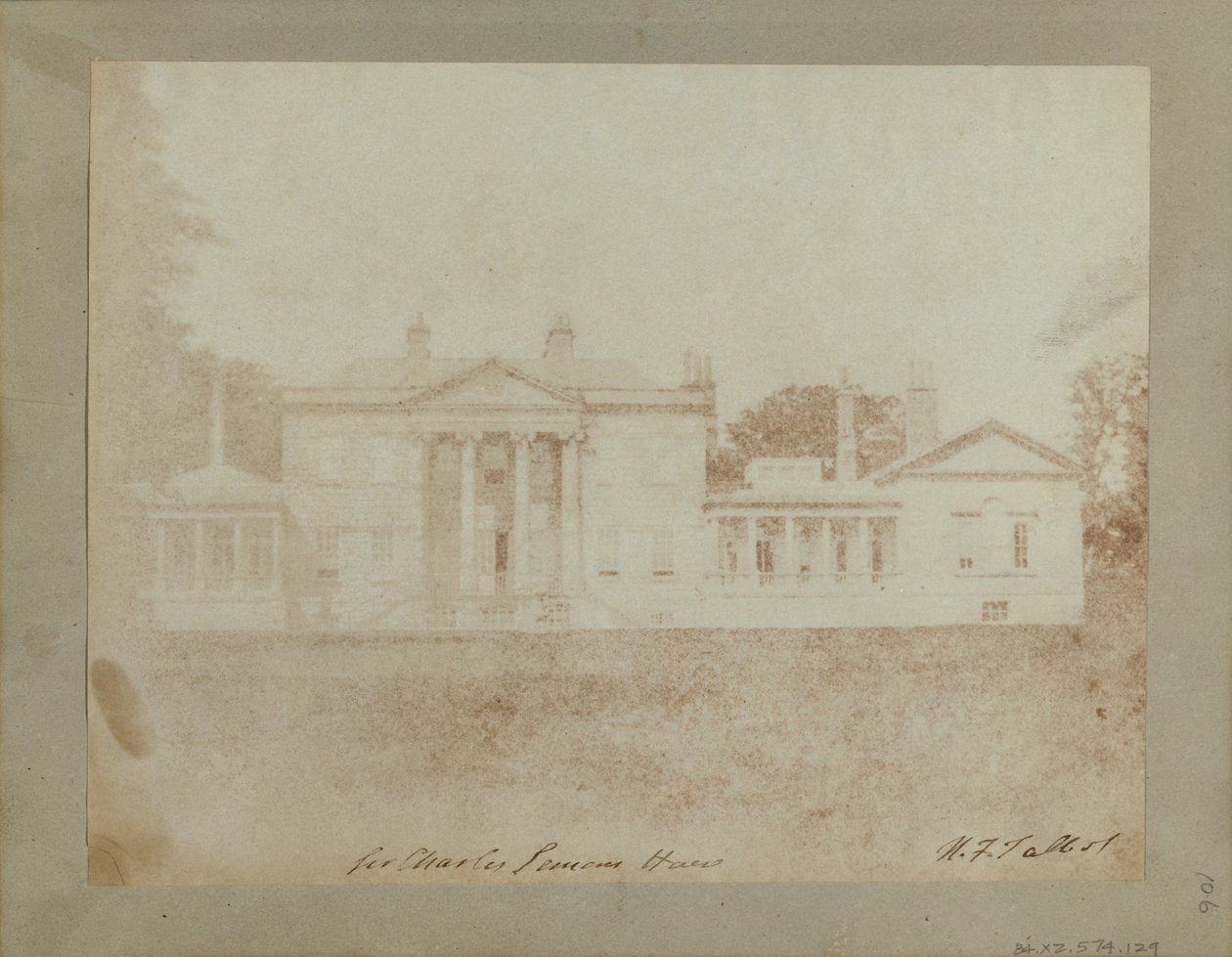 Carclew House, nær Truro, Cornwall. av William Henry Fox Talbot