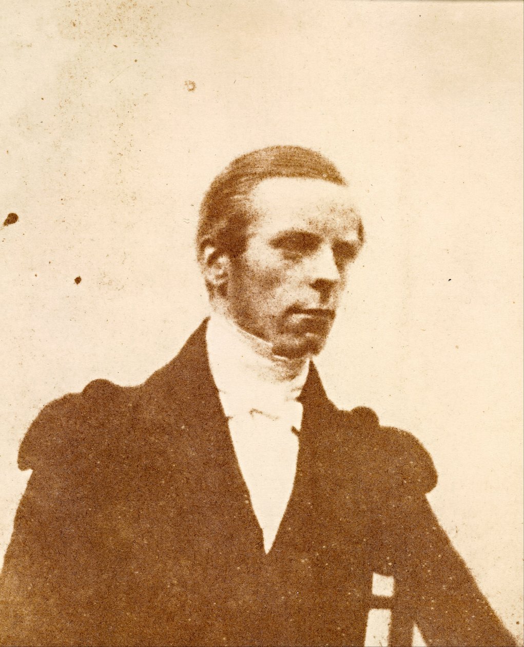Ingen tittel (portrett av en mann) av William Henry Fox Talbot