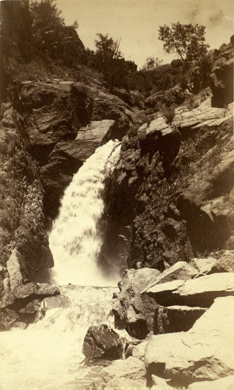 Rainbow Falls, ca. 1880 (albumtrykk) av William Henry Jackson
