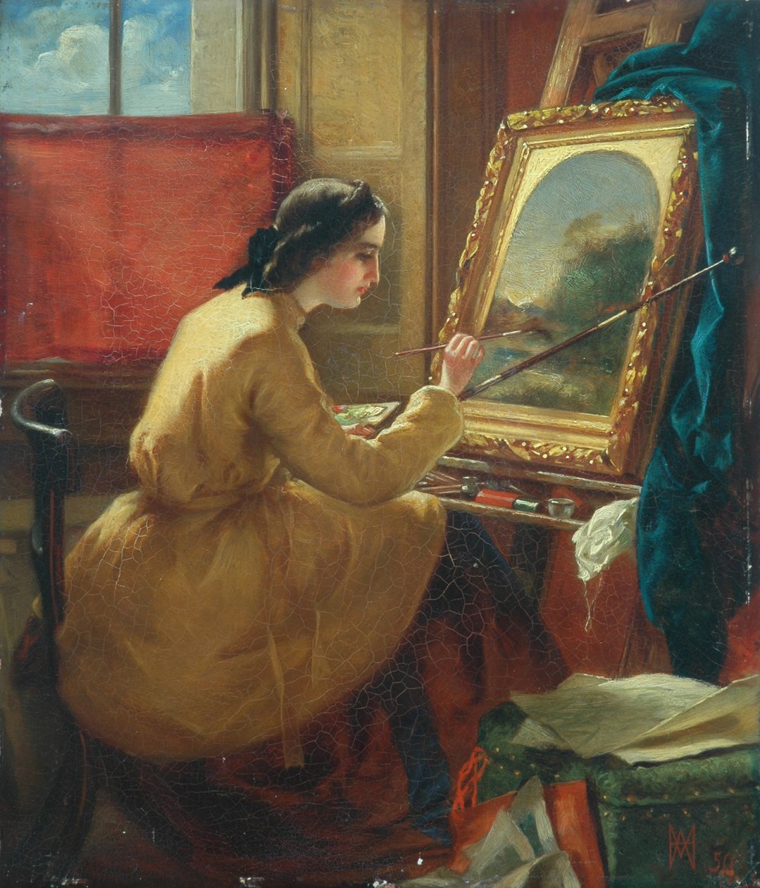 Full av løfter, 1859 av William Henry Millais