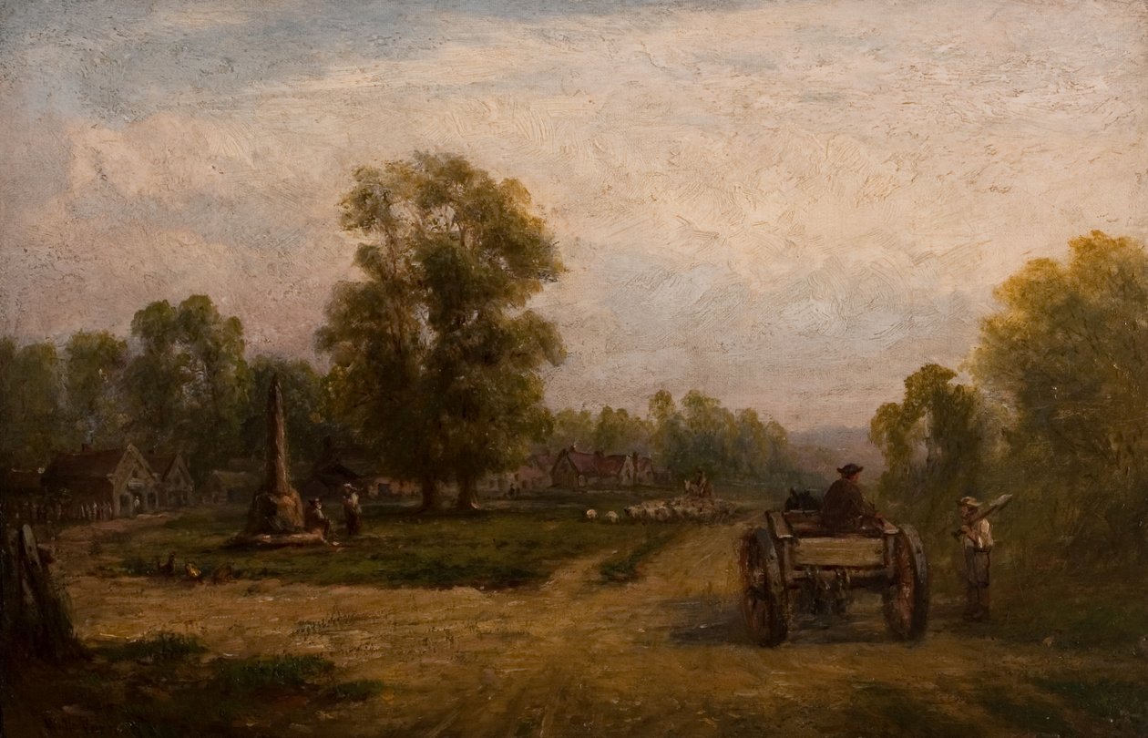 Meriden Green, slutten av 1800-tallet av William Henry Vernon