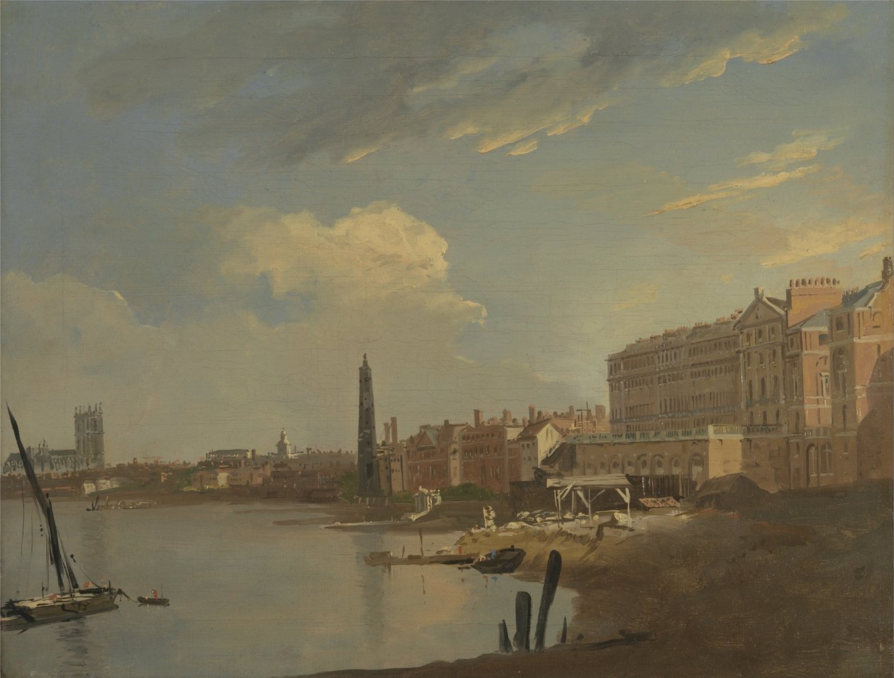 Themsen og Adelphi av William Hodges