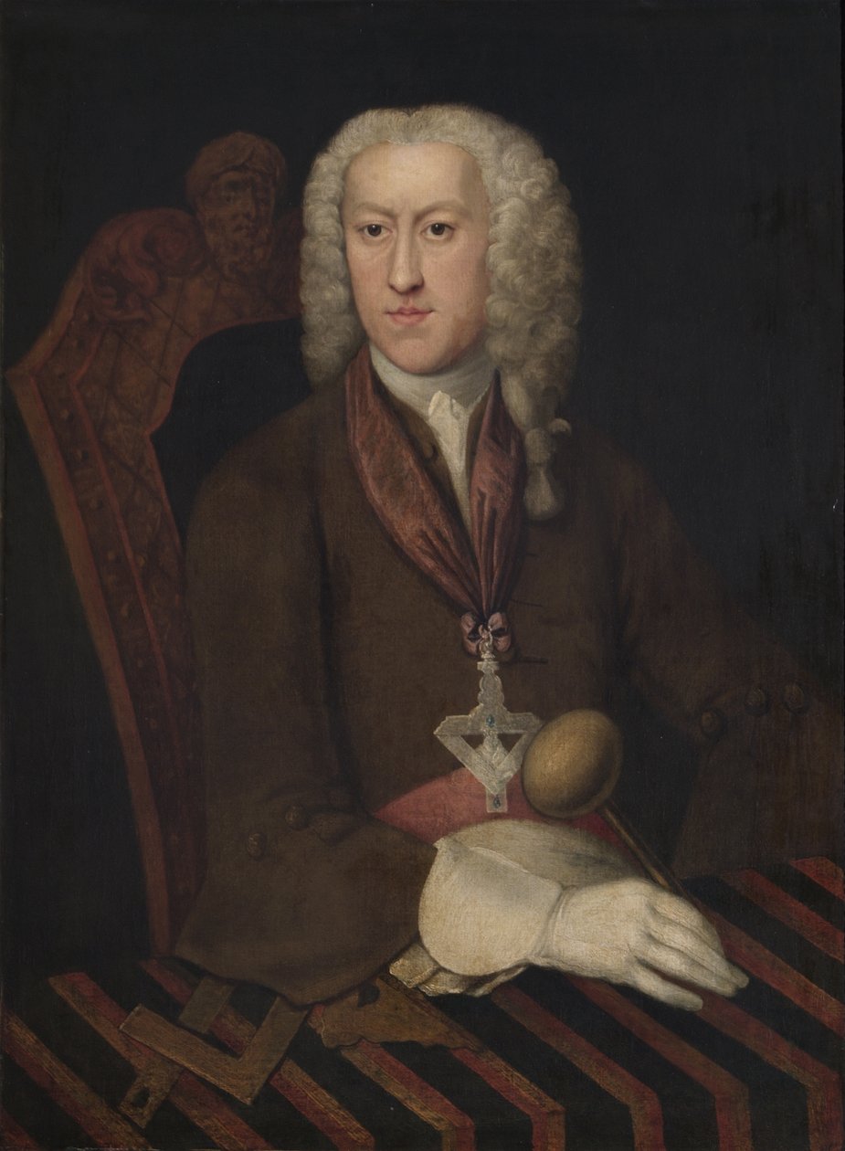 Oberst John Pitt, ca. 1730 av William Hogarth