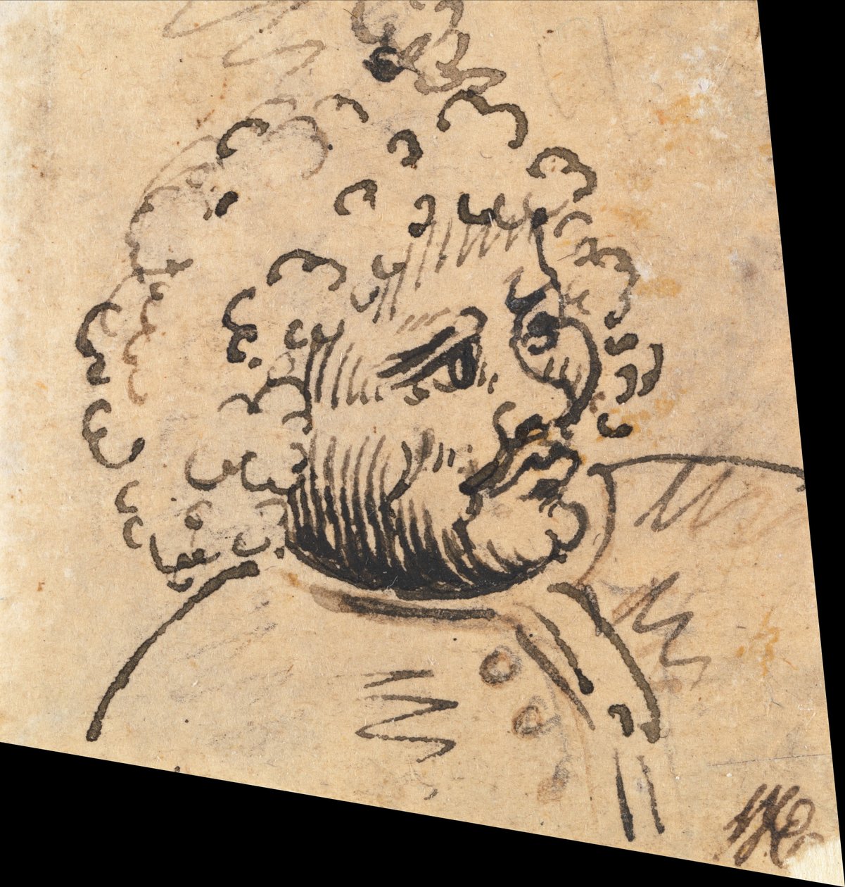 Grotesk kvinnelig hode av William Hogarth