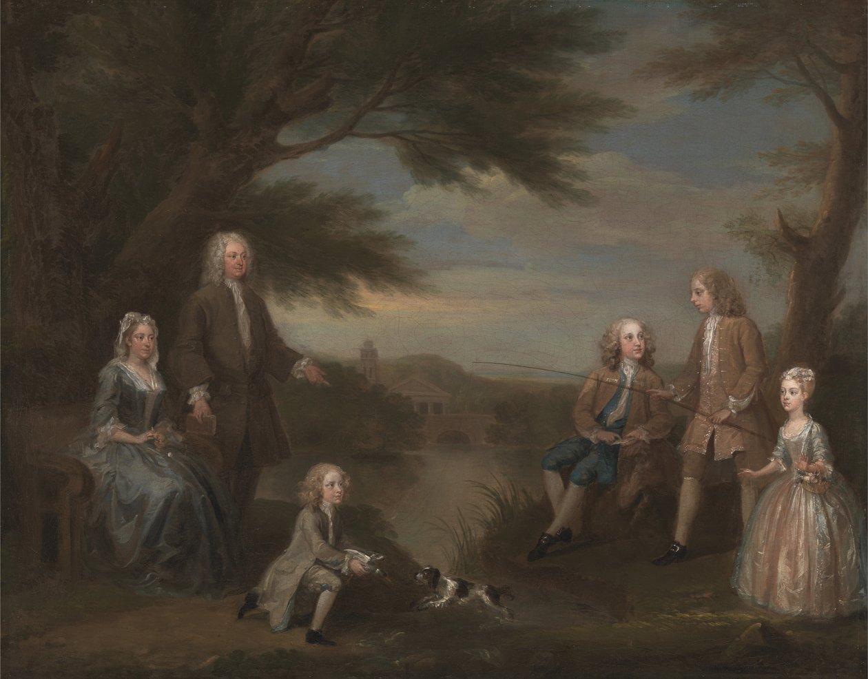 John og Elizabeth Jeffreys og deres barn av William Hogarth