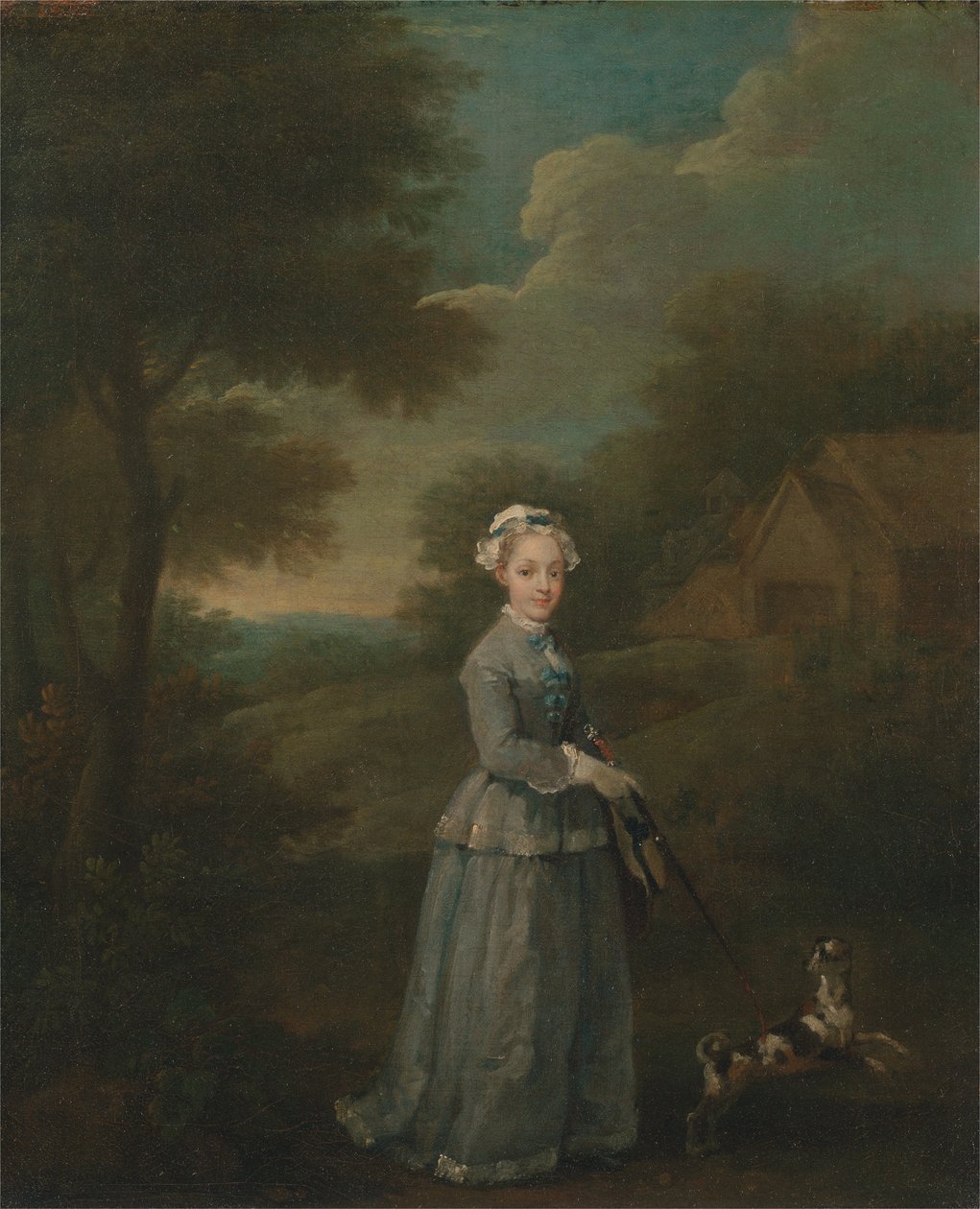 Frøken Wood av William Hogarth