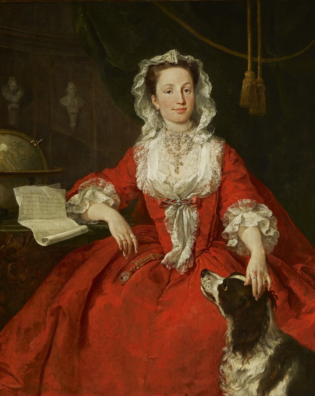 Portrett av frøken Mary Edwards av William Hogarth