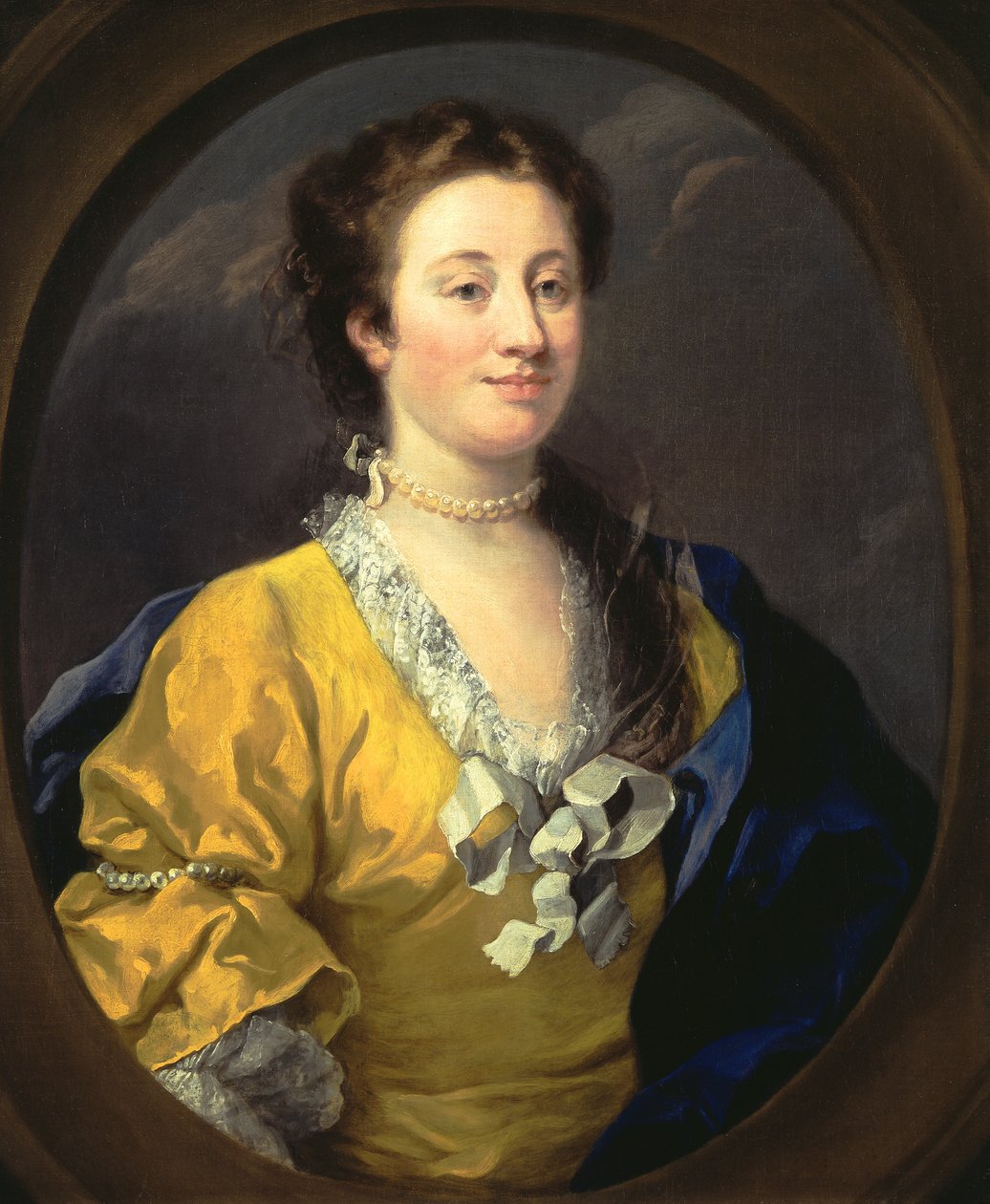 Portrett av en dame, ca. 1740 av William Hogarth