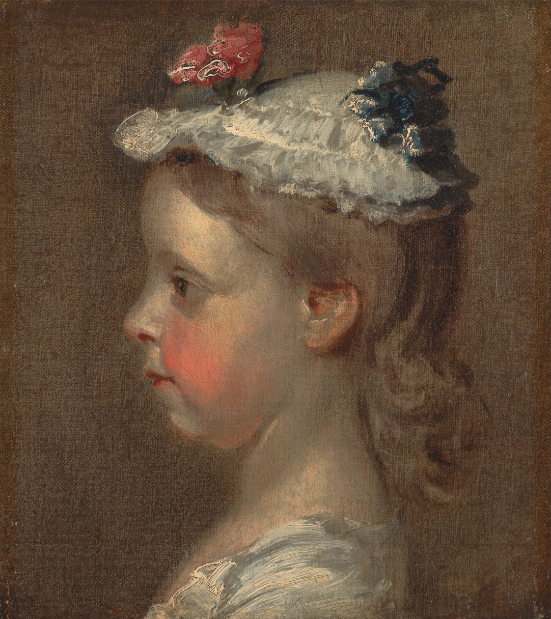 Studie av et jentehode av William Hogarth