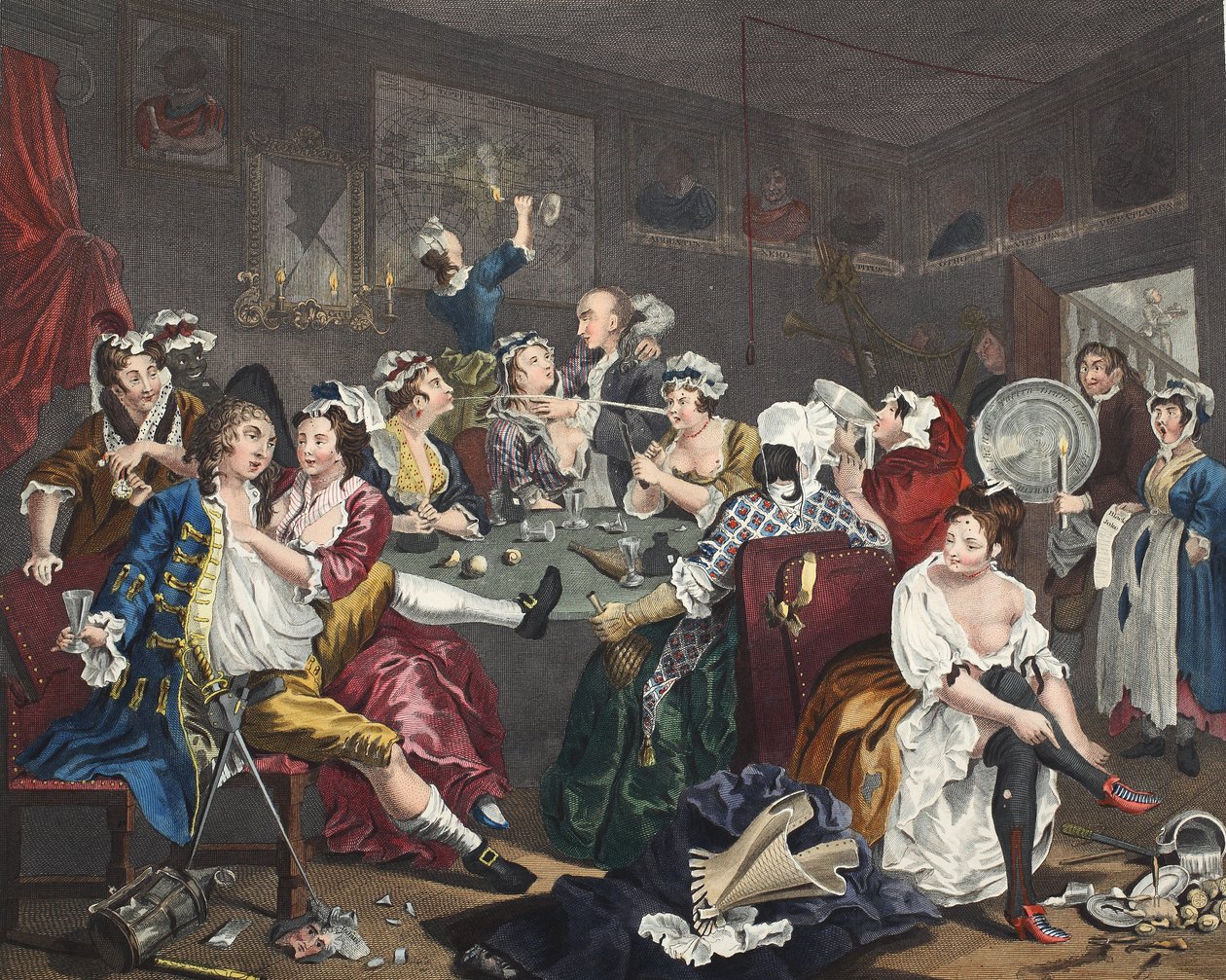 The Orgy, plate III fra 